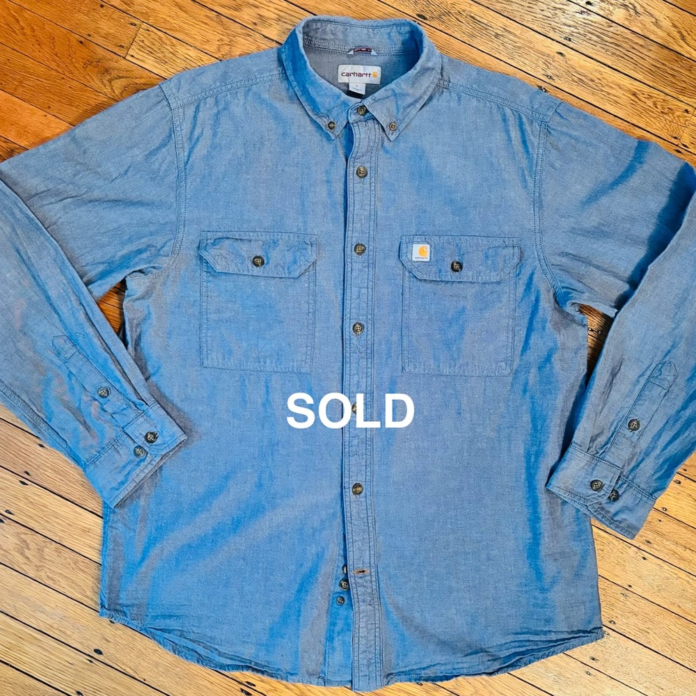 Chambray Blue Carhartt Button-down